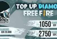 FDW Shop Diamond FF Top Up Diamond Free Fire di @efdewe.shop