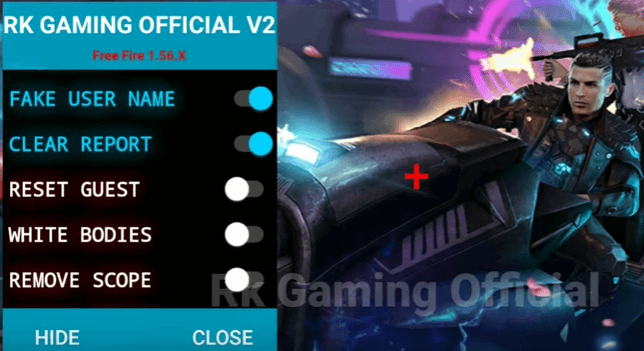 RK Gaming Official Mod V2 Apk Download Mod Menu FF Auto Headshot