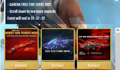 Rewardff2021 com Dapat Skin Free Fire Gratis Di Reward FF 2021 Com
