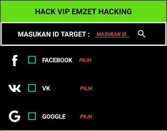 Hack VIP Emzet Hacking MZ Apk FF Download Aplikasi Emzeet Dark VIP