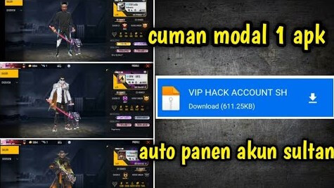 VIP Hack Account SH Apk Pro Download Aplikasi Sains Hacking Akun FF