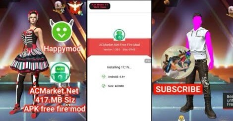 Happymod FF Diamond Apk Download Mod Unlimited DM Free Fire 2022