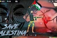 Bendera Palestina FF Preset Alight Motion Megang Bendera Palestina