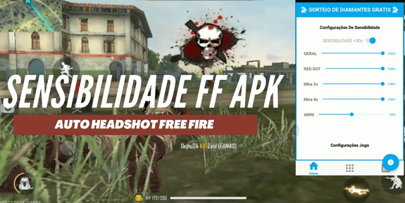 Atualizado Online FF Mod Apk Download Sensi Free Fire Auto Headshot