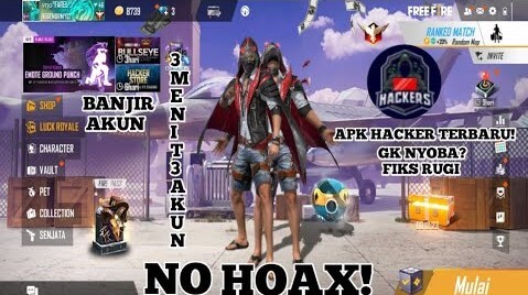P King Apk FF Download Aplikasi ID Hack Akun Free Fire Sultan Terbaru